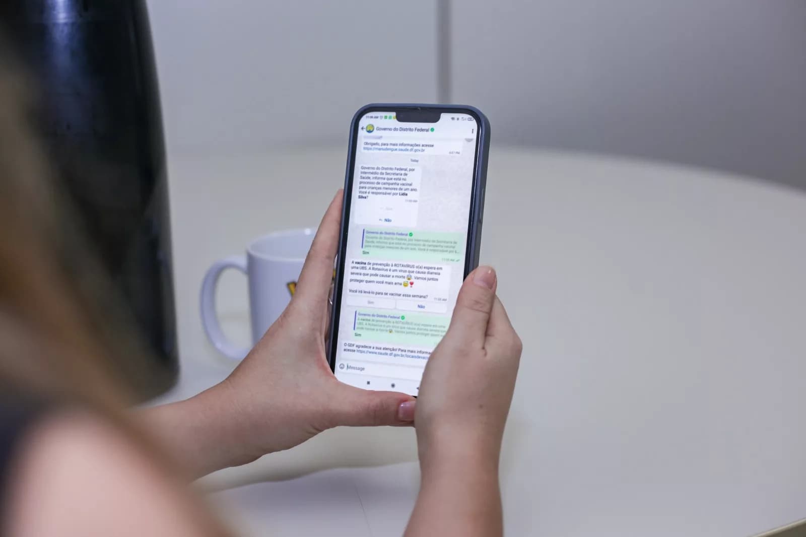 GDF intensifica campanha de vacinação com mensagens diretas a pais e responsáveis