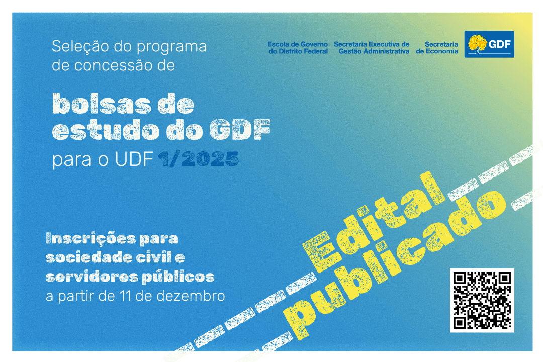 GDF abre processo seletivo para bolsas de graduação no UDF