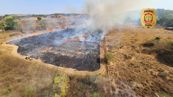 MPF denuncia dupla por incêndio criminoso em reserva do Cerrado