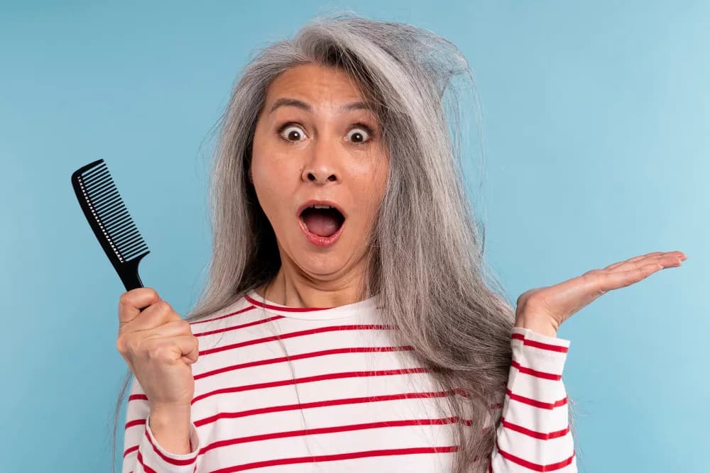 Estresse pode deixar o cabelo branco? Entenda a relação entre emoções e fios grisalhos