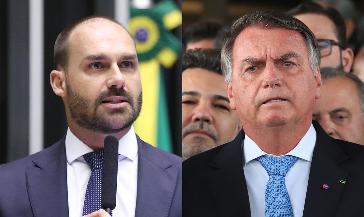 Eduardo Bolsonaro chama pai de ingrato em mensagem obtida pela PF