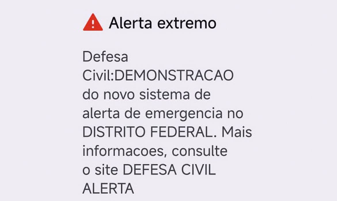 Teste da Defesa Civil assusta moradores com novo alerta de desastres por celular