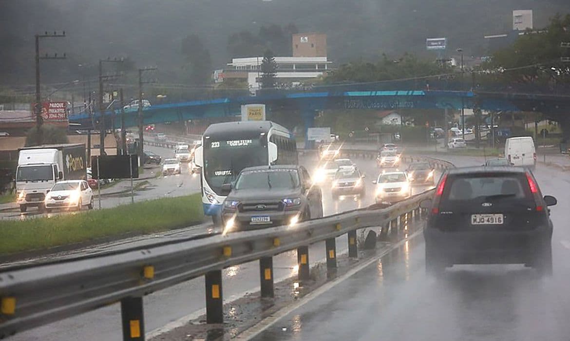 SC em alerta para temporais e ventos fortes neste fim de semana
