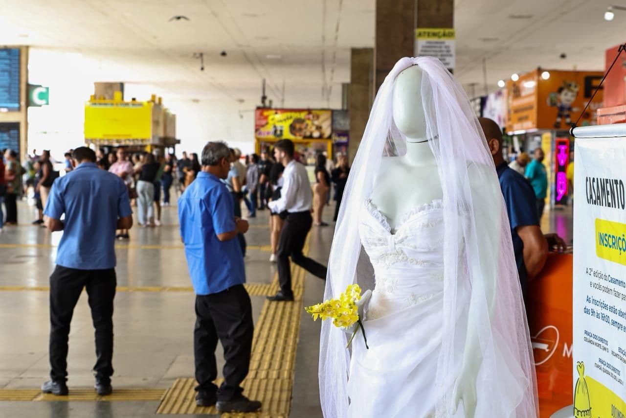Rodoviária do Plano Piloto abre inscrições para o Casamento Comunitário DF 2026