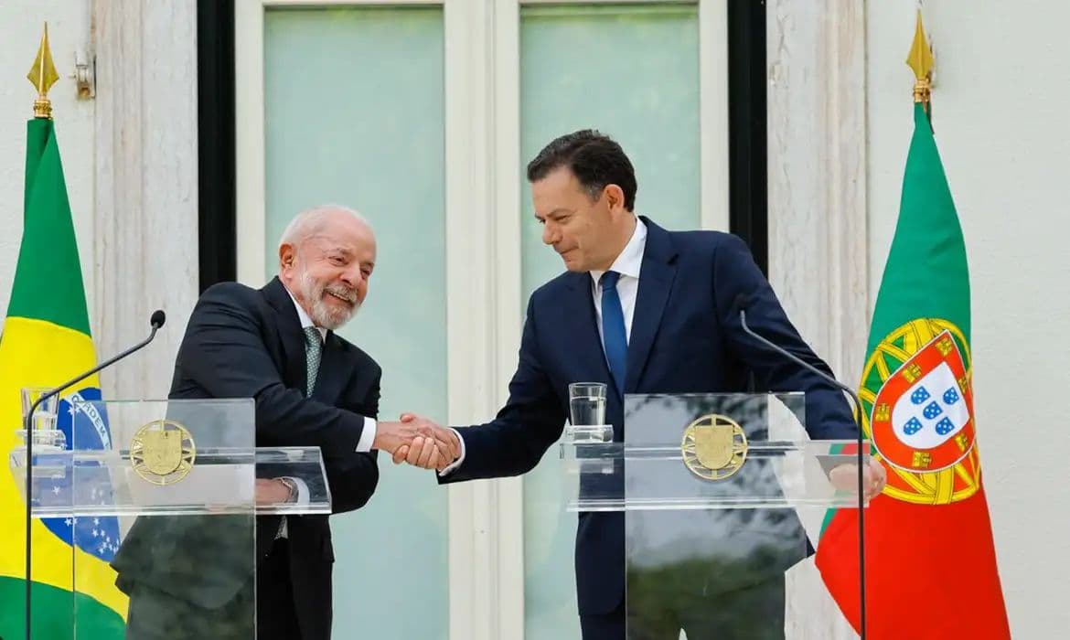 Em Lisboa, Lula defende Portugal como porta de entrada para empresas brasileiras