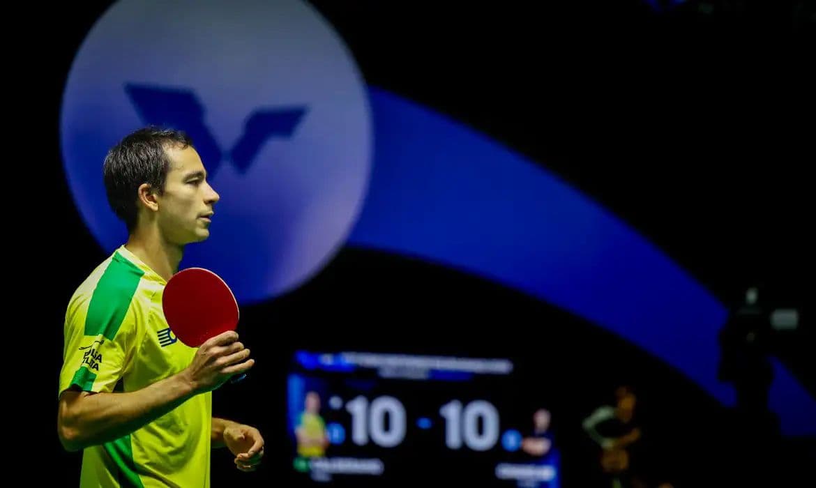 Hugo Calderano garante medalha de bronze na Copa do Mundo de Tênis de Mesa