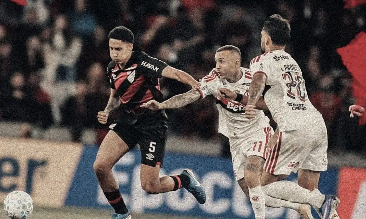 Flamengo empata com Athletico-PR e vê Palmeiras se isolar na liderança