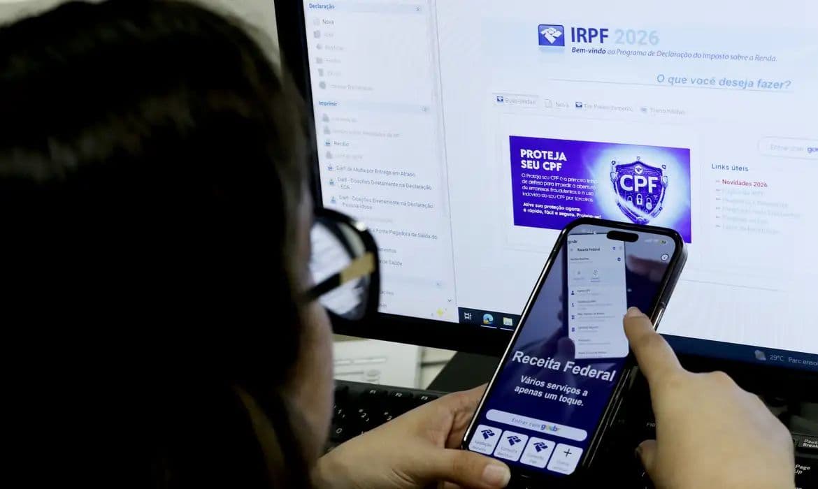 Imposto de Renda 2026: quase 30% dos contribuintes ainda não declararam