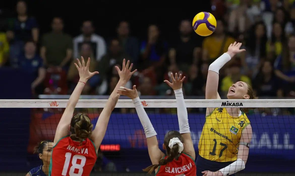 Brasil enfrenta Itália na Liga das Nações de Vôlei Feminino