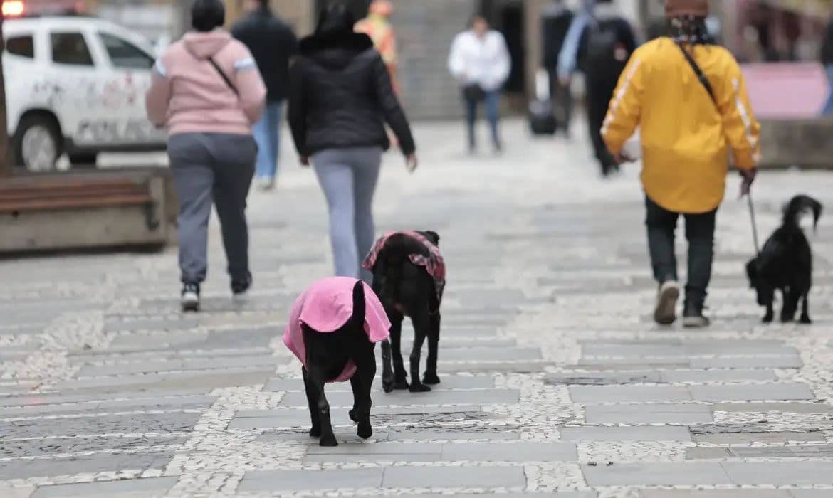 Frente fria traz tempestades no Sul e queda de temperatura em várias regiões