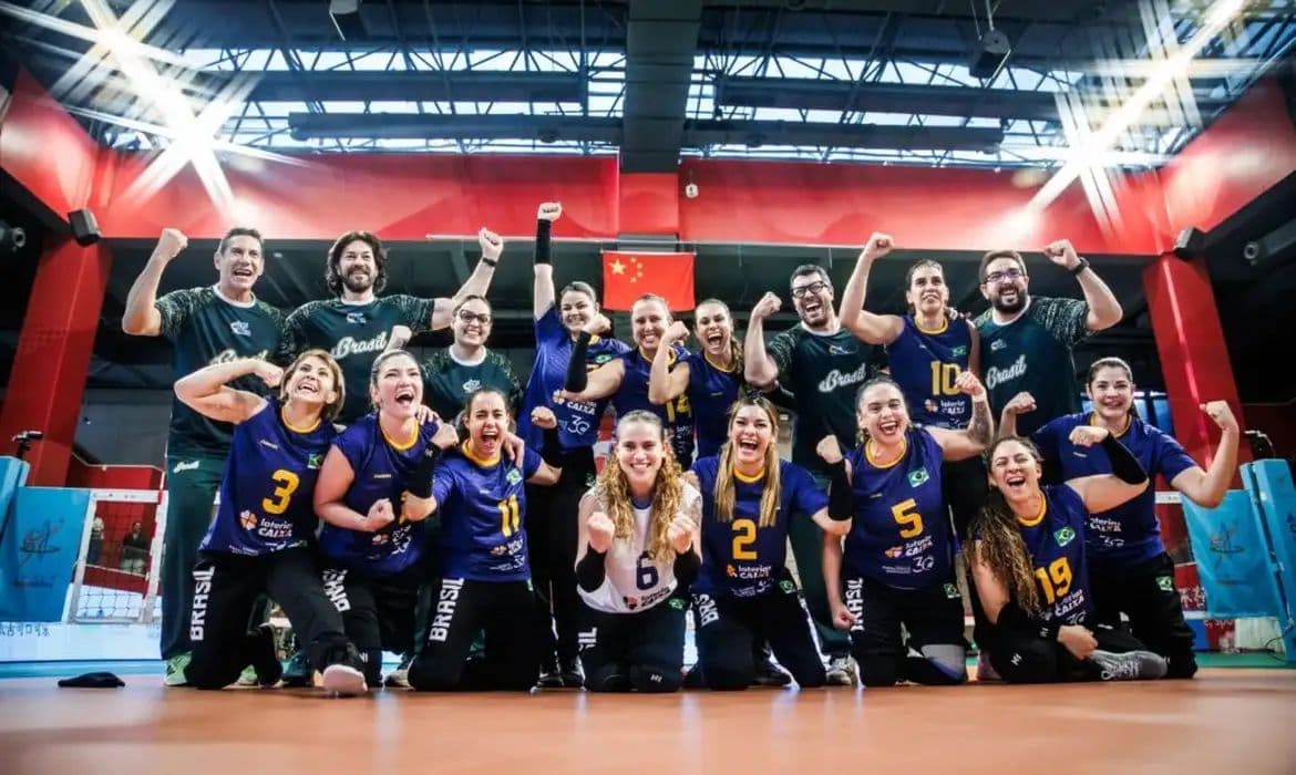 Brasil vence China e vai à final do Mundial de vôlei sentado