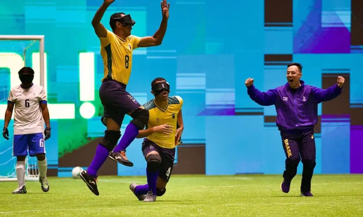 Brasil conquista heptacampeonato da Copa América de futebol de cegos