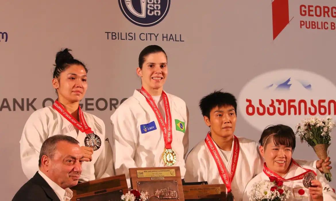 Brasil conquista três ouros no Mundial Paralímpico de Judô na Geórgia