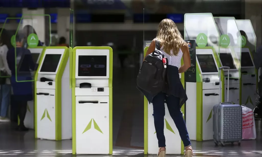 Movimentação no aeroporto de Brasília