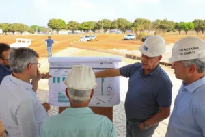 Visita técnica do drenar DF na Asa Norte