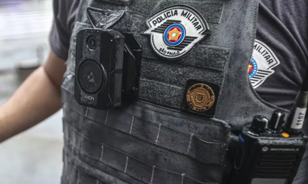 Cameras corporais policia de São Paulo