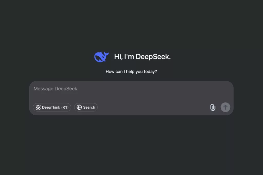 Captura da tela do DeepSeek