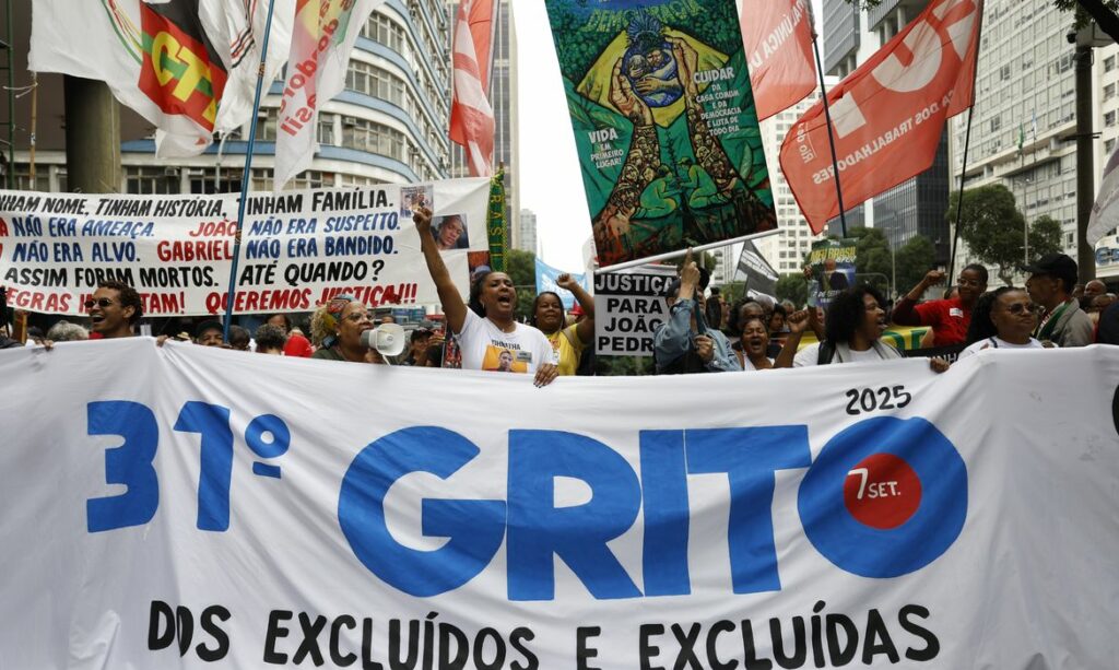 Grito Excluídos Rio 7 Setembro