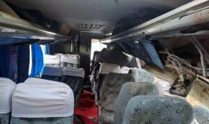 acidente ônibus PE mortos