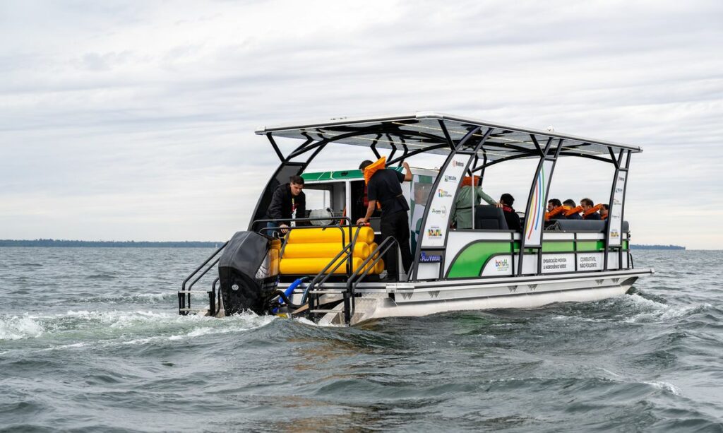 Primeiro barco hidrogênio verde Itaipu