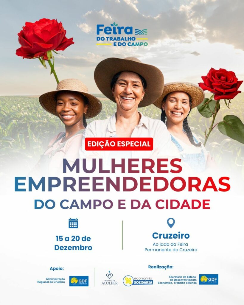 Cruzeiro sedia Feira Especial para Impulsionar Empreendedorismo Feminino no DF