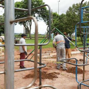 Investimento de R$ 1,45 Milhão: Reforma da Praça Central de Santa Maria Avança