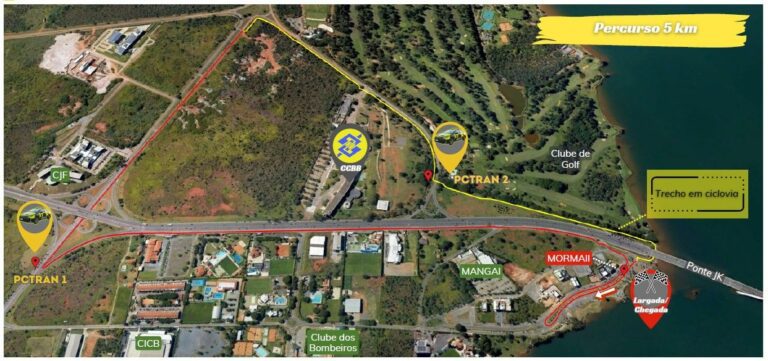 Detran-DF fecha vias na Ponte JK domingo (4) para Corrida Number #1