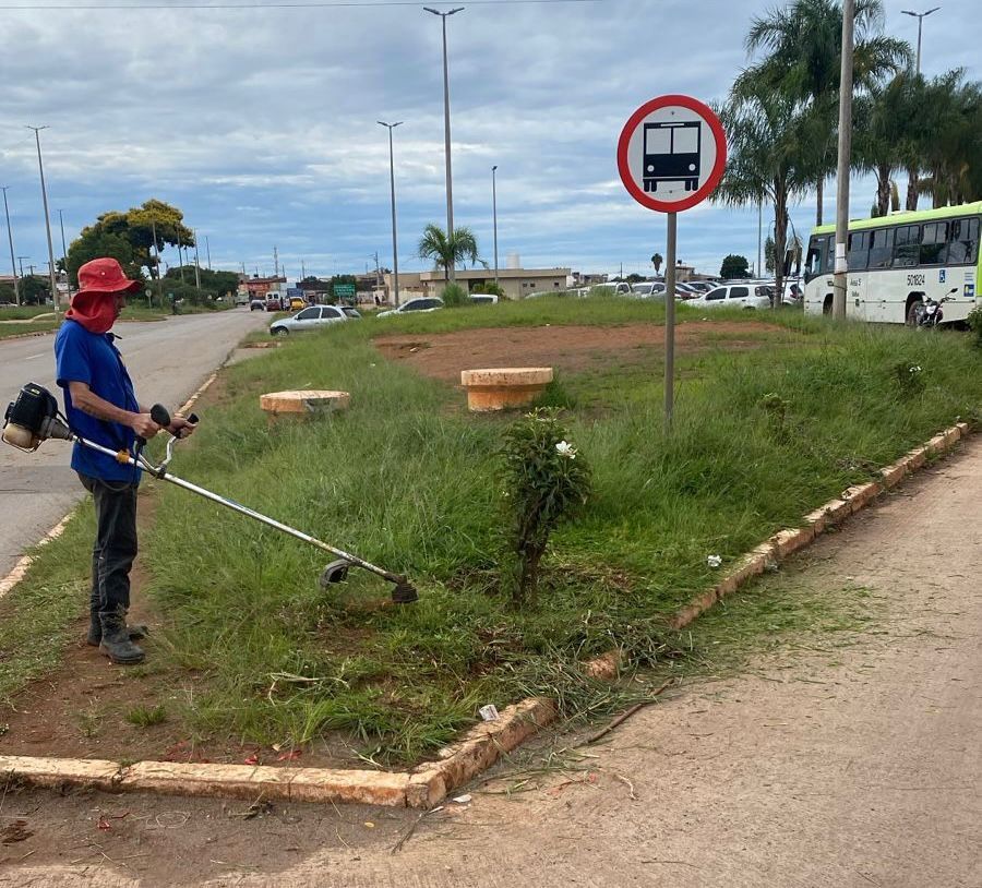 Força-Tarefa de Limpeza e Roçagem é Intensificada em Ceilândia Contra Pragas