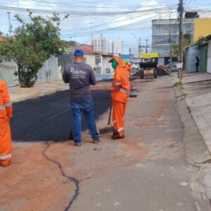 Ceilândia recebe 15 toneladas de massa asfáltica para reforço de vias