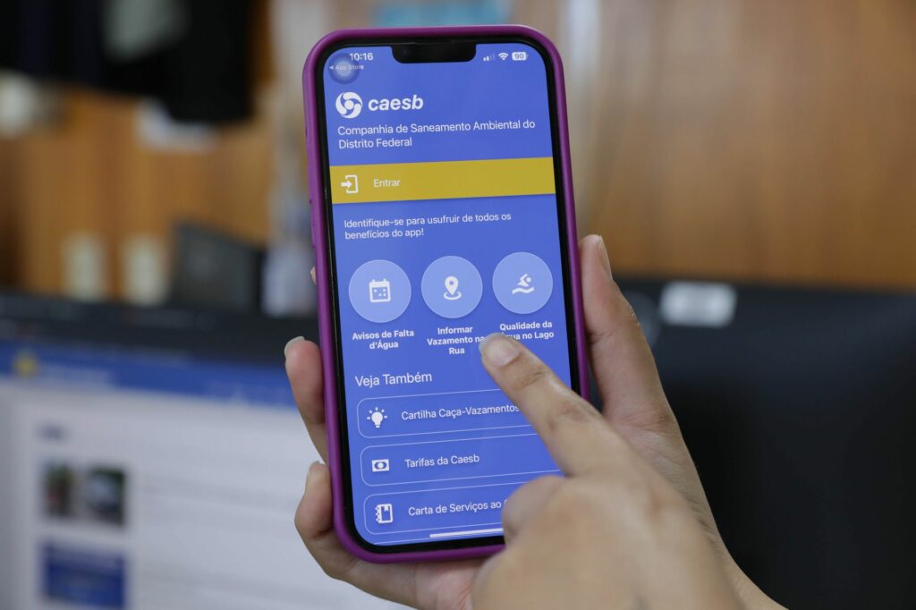Manutenção da Caesb: Abastecimento de água será interrompido em Samambaia nesta quinta (5)
