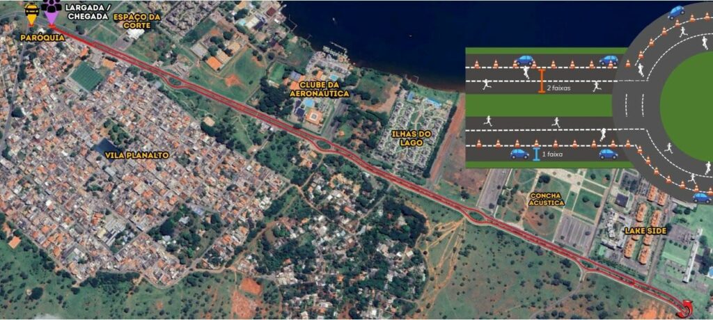 Trânsito na Vila Planalto será alterado neste domingo (8) devido à corrida Super 5 Km