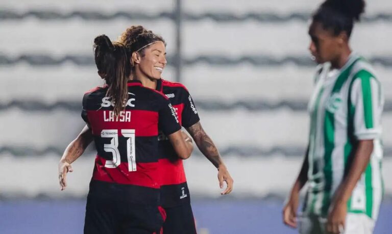 Flamengo vence Juventude e sobe para o G3 do Brasileiro Feminino