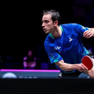 Hugo Calderano cai nas quartas do WTT Champions na China
