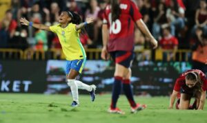 Seleção Feminina goleia Costa Rica por 5 a 2 na estreia da temporada 2026