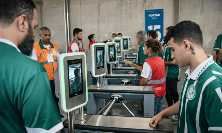 Reconhecimento facial aumenta segurança e presença de famílias nos estádios