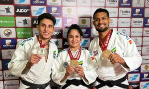 Brasil encerra Grand Slam de Judô em Astana com sete medalhas conquistadas