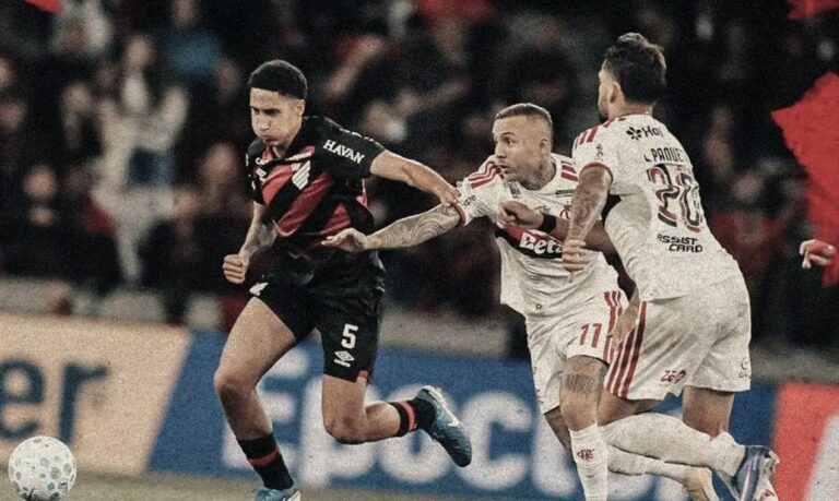 Flamengo empata com Athletico-PR e vê Palmeiras se isolar na liderança