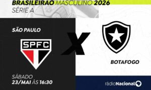 Rádio Nacional transmite São Paulo e Botafogo pelo Brasileirão neste sábado