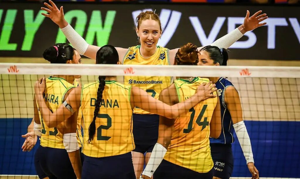 Brasil enfrenta República Dominicana na Liga das Nações de Vôlei em Brasília