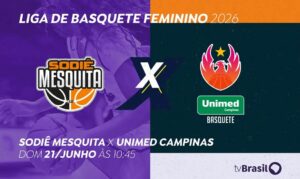 TV Brasil transmite Sodiê Mesquita x Unimed Campinas pela LBF neste domingo