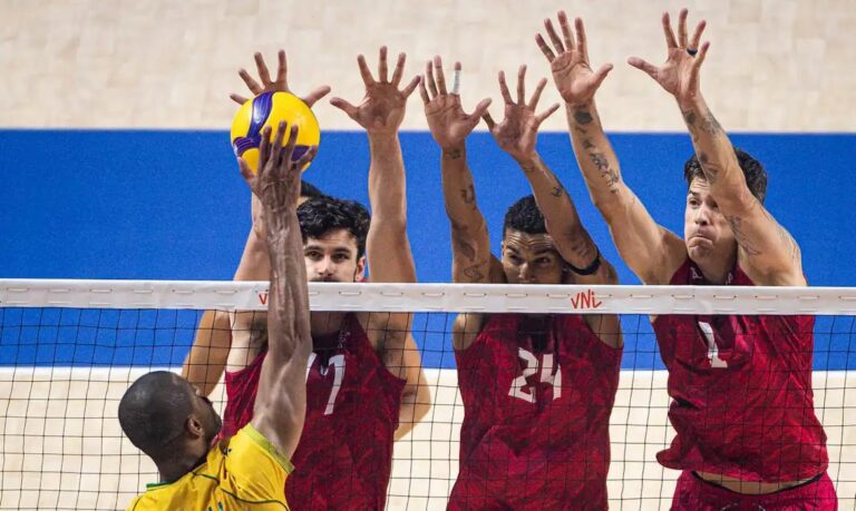 Brasil perde para os EUA e se complica na Liga das Nações de Vôlei